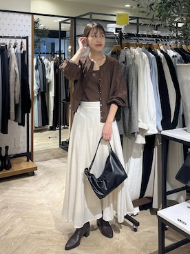 「A part by（アパートバイ）のアイテム」を使った、hinakoさん（レディース・157cm）の秋コーディネート