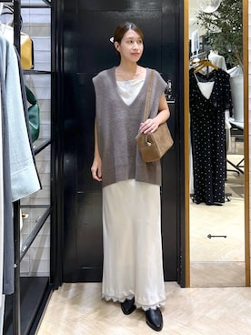 「A part by（アパートバイ）のアイテム」を使った、hinakoさん（レディース・157cm）の秋コーディネート