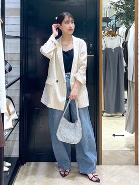 「apart by lowrys」｜hinakoさん（レディース・157cm）の春コーディネート