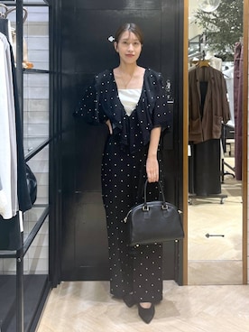 「アイテム（つなぎ/オールインワン）」を使った、hinakoさん（レディース・157cm）の夏コーディネート