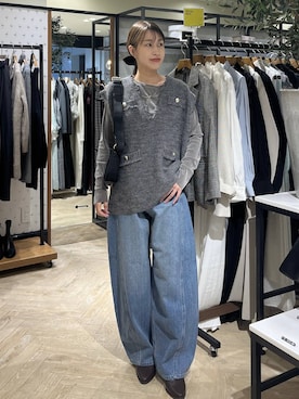 「アイテム（シュシュ）」を使った、hinakoさん（レディース・157cm・20代）の秋コーディネート