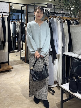 「アイテム（シュシュ）」を使った、hinakoさん（レディース・157cm・20代）の秋コーディネート