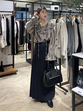 「SNAP_apart by lowrys」｜hinakoさん（レディース・157cm）の秋コーディネート