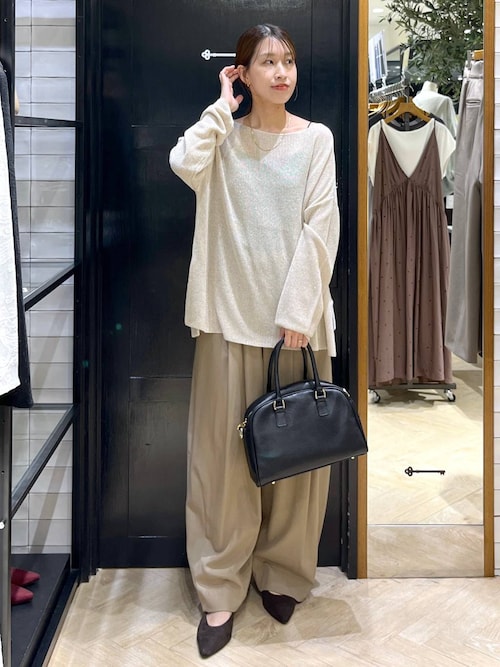 スラックスコクーンボリュームパンツ（スラックス）｜A part by
