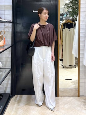 「アイテム（パンプス）」を使った、hinakoさん（レディース・157cm・20代）の春コーディネート