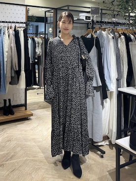 「アイテム（シュシュ）」を使った、hinakoさん（レディース・157cm・20代）の秋コーディネート