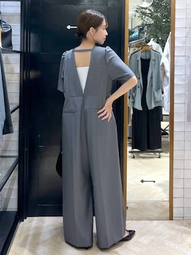 「アイテム（オールインワン・サロペット）」を使った、hinakoさん（レディース・157cm・20代）の夏コーディネート