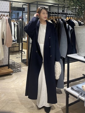 「アイテム（セットアップ）」を使った、hinakoさん（レディース・157cm・20代）の冬コーディネート