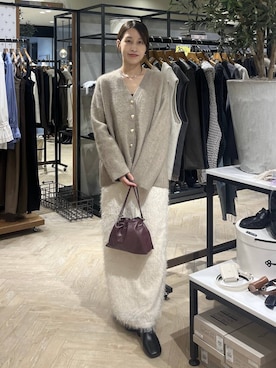 「A part by（アパートバイ）のアイテム（ネックレス）」を使った、hinakoさん（レディース・157cm）の秋コーディネート