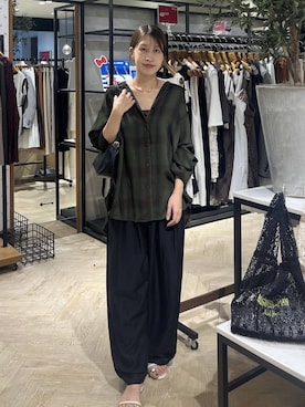 「SNAP_apart by lowrys」｜hinakoさん（レディース・157cm）の夏コーディネート