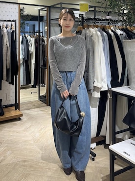 「アイテム（シュシュ）」を使った、hinakoさん（レディース・157cm・20代）の秋コーディネート