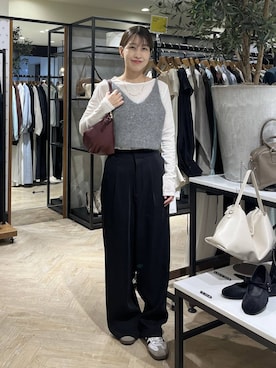「A part by（アパートバイ）のアイテム」を使った、hinakoさん（レディース・157cm）の秋コーディネート