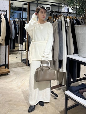 「アイテム（セットアップ）」を使った、hinakoさん（レディース・157cm・20代）の秋コーディネート