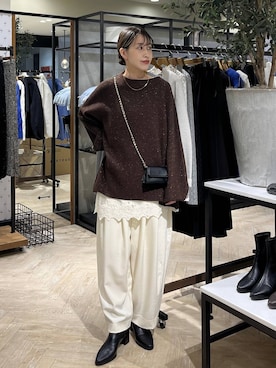 「アイテム（チュニック）」を使った、hinakoさん（レディース・157cm・20代）の冬コーディネート