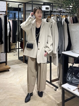 「SNAP_apart by lowrys」｜hinakoさん（レディース・157cm）の秋コーディネート