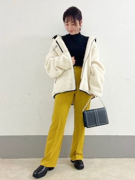 「PBLIM（ページボーイリム）のアイテム（ブルゾン）」を使った、ぱらんさん（レディース・156cm）の秋コーディネート