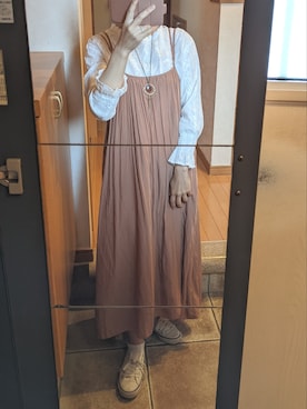 「URBAN RESEARCH（アーバンリサーチ）のアイテム（チュニック）」を使った、彩さん（レディース・157cm）の春コーディネート
