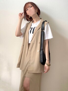 みみみさん（レディース・163cm）の夏コーディネート