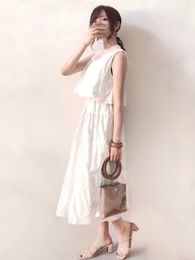 みみみさん（レディース・163cm）の夏コーディネート