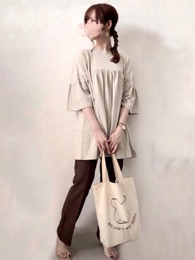 みみみさん（レディース・163cm）の夏コーディネート