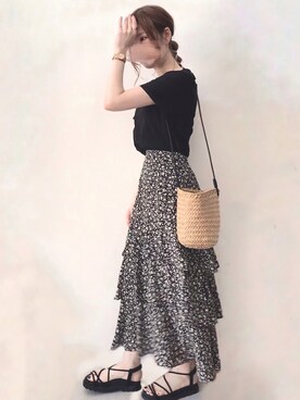 みみみさん（レディース・163cm）の夏コーディネート