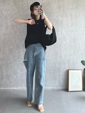 みみみさん（レディース・163cm）の夏コーディネート