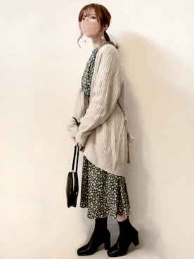 みみみさん（レディース・163cm）の冬コーディネート