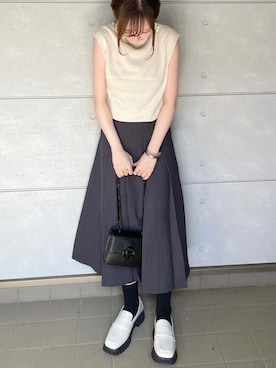 「クラークス」｜みみみさん（レディース・163cm）の秋コーディネート