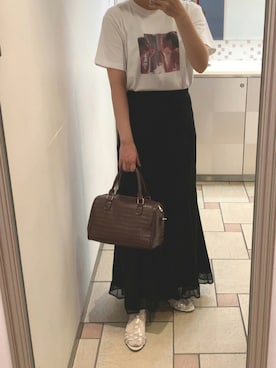 「F-TROUPE（エフトゥループ）のアイテム」を使った、makiさん（レディース・156cm）の秋コーディネート