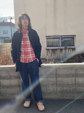 「CASEY CASEY（ケイシーケイシー）のアイテム」を使った、ひーーさん（メンズ・178cm）の春コーディネート