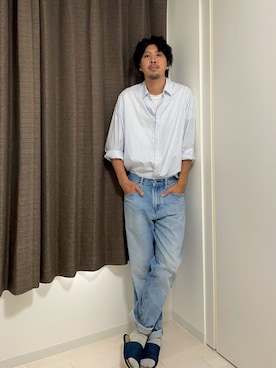 「アイテム（シャツ/ブラウス）」を使った、ひーーさん（メンズ・178cm・30代）の夏コーディネート