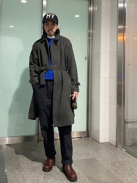 「BEAMS F（ビームスエフ）のアイテム（ジャケット/アウター）」を使った、ひーーさん（メンズ・178cm）の冬コーディネート