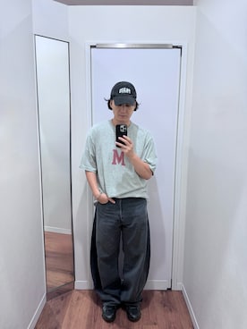 「stein（シュタイン）のアイテム（パンツ）」を使った、大庭葉藏さん（メンズ・178cm）の秋コーディネート