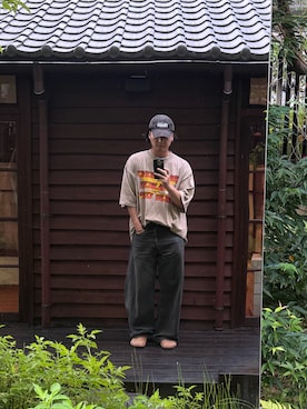 「stein（シュタイン）のアイテム」を使った、大庭葉藏さん（メンズ・178cm）の秋コーディネート