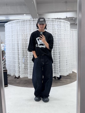 「is-ness（イズネス）のアイテム」を使った、大庭葉藏さん（メンズ・178cm）の秋コーディネート