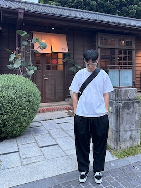 「Wide Dad（ワイドダッド）のアイテム」を使った、Kaiさん（メンズ・172cm）の秋コーディネート