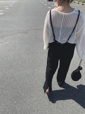 「アイテム（オールインワン・サロペット）」を使った、maaao！さん（レディース・150cm）の春コーディネート