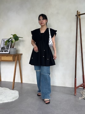 「prose verse（プロズヴェール）のアイテム」を使った、みーやんさん（レディース・155cm）の春コーディネート