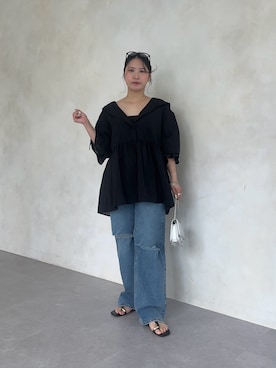 「prose verse（プロズヴェール）のアイテム」を使った、みーやんさん（レディース・155cm）の春コーディネート