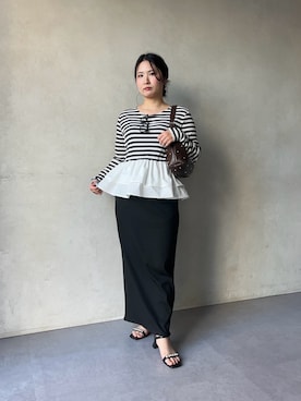 みーやんさん（レディース・155cm）の春コーディネート