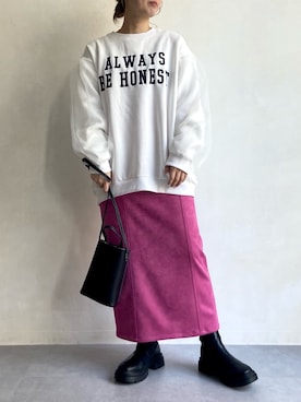 みーやんさん（レディース・155cm）の冬コーディネート