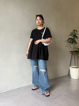 「prose verse（プロズヴェール）のアイテム」を使った、みーやんさん（レディース・155cm）の春コーディネート