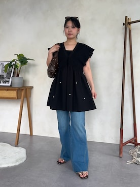 「prose verse（プロズヴェール）のアイテム」を使った、みーやんさん（レディース・155cm）の春コーディネート