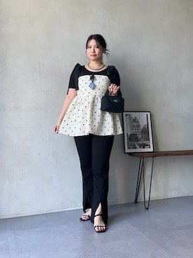 「prose verse（プロズヴェール）のアイテム」を使った、みーやんさん（レディース・155cm）の夏コーディネート