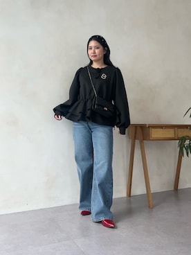 「prose verse（プロズヴェール）のアイテム」を使った、みーやんさん（レディース・155cm）の秋コーディネート