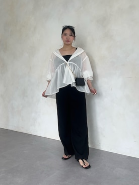 「prose verse（プロズヴェール）のアイテム」を使った、みーやんさん（レディース・155cm）の春コーディネート