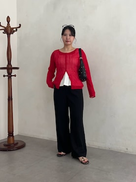 「prose verse（プロズヴェール）のアイテム」を使った、みーやんさん（レディース・155cm）の春コーディネート