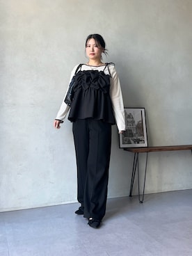 「prose verse（プロズヴェール）のアイテム」を使った、みーやんさん（レディース・155cm）の夏コーディネート