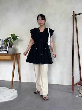 「prose verse（プロズヴェール）のアイテム」を使った、みーやんさん（レディース・155cm）の春コーディネート