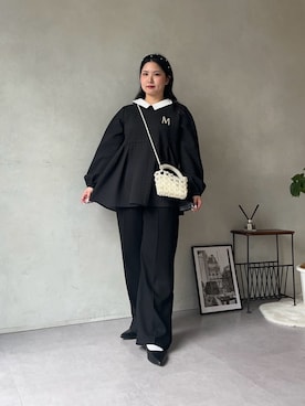 「prose verse（プロズヴェール）のアイテム」を使った、みーやんさん（レディース・155cm）の秋コーディネート